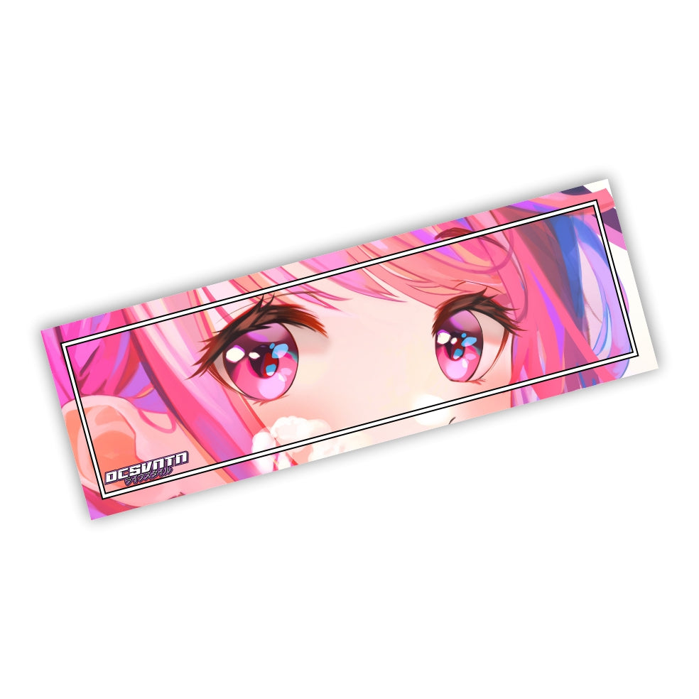 Anime Pink Eyes Slapsticker