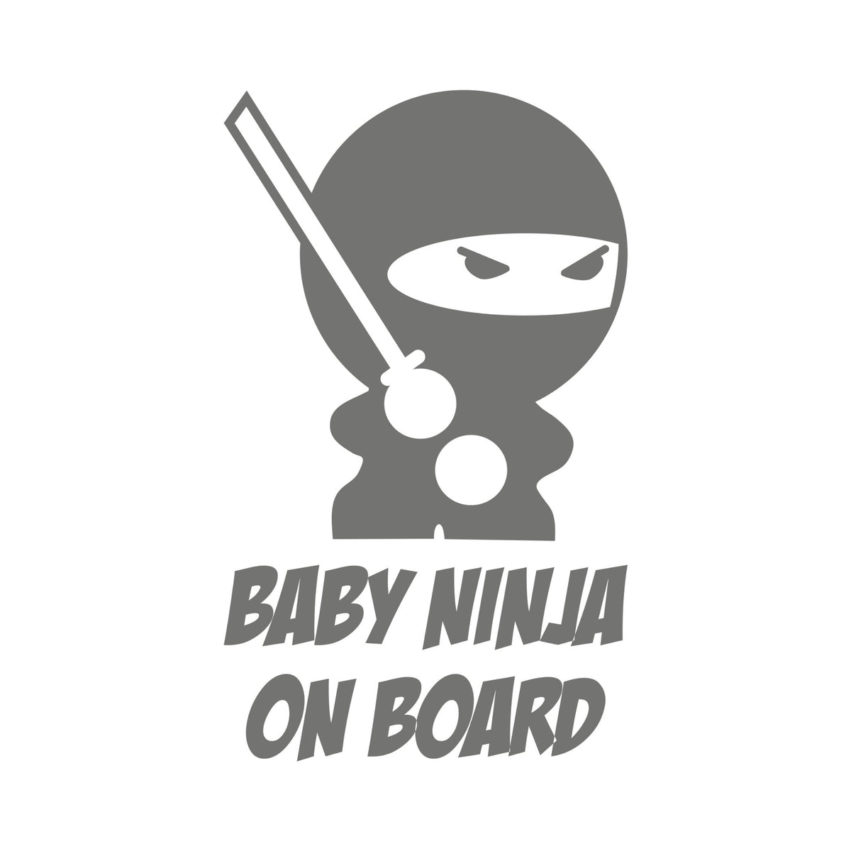 Baby Ninja on Board – Baby Sticker