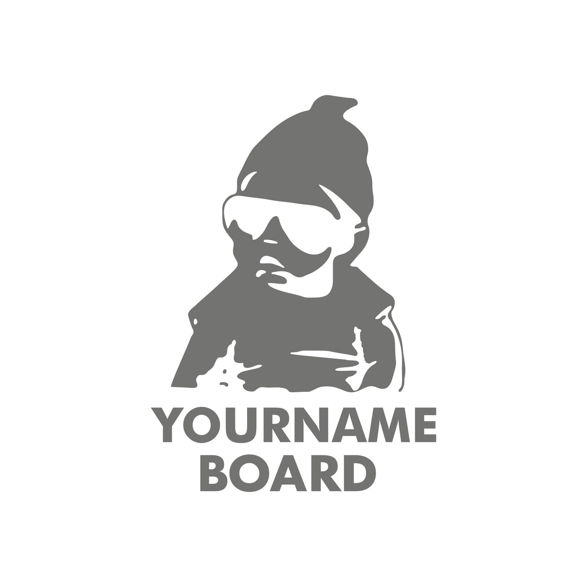 Baby on Board Face Your Name – Baby Sticker