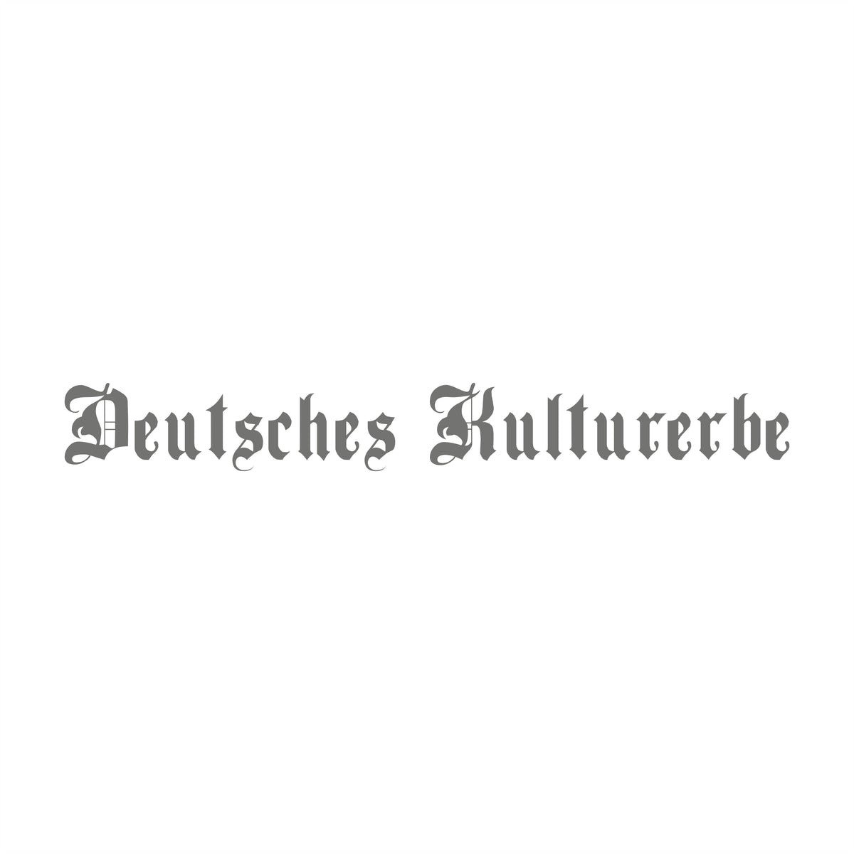 Deutsches Kulturerbe – 17 cm Autofolie Sticker