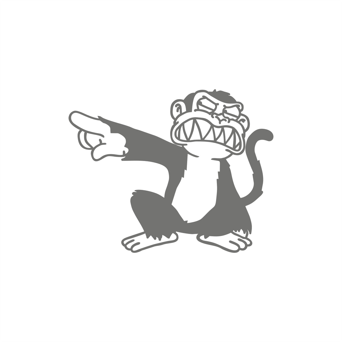 Evil Monkey Sticker