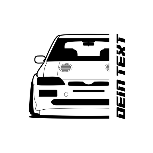 Ford Escort MK5 Cosworth BJ 1995 FO-002 – schwarzes Shirt