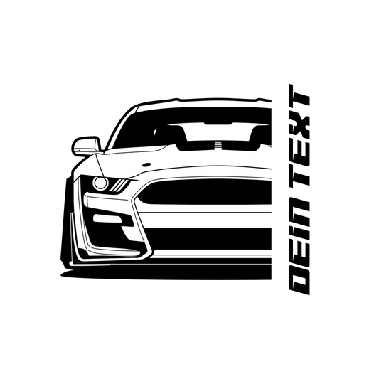 Ford Mustang Shelby GT500 BJ 2020 FO-005 – schwarzes Shirt