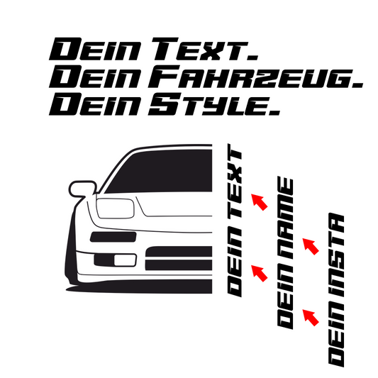 Honda NSX NA1 BJ 1990 – personalisierbares Shirt & Hoodie