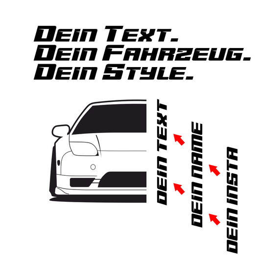 Honda NSX NA2 BJ 1997 – personalisierbares Shirt & Hoodie