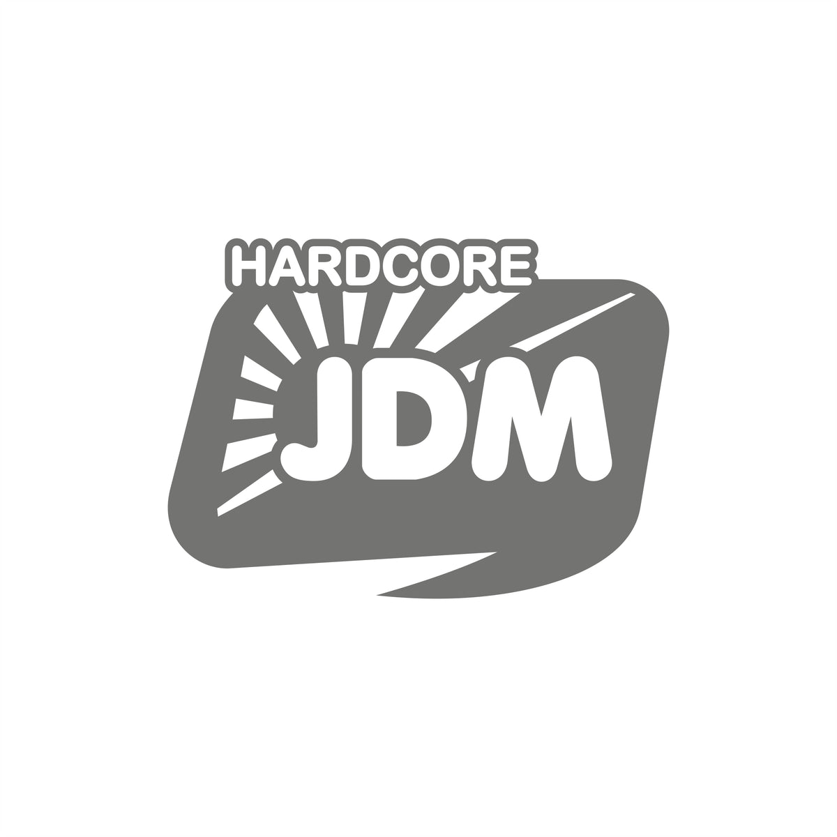 Hardcore Jdm 10cm Sticker