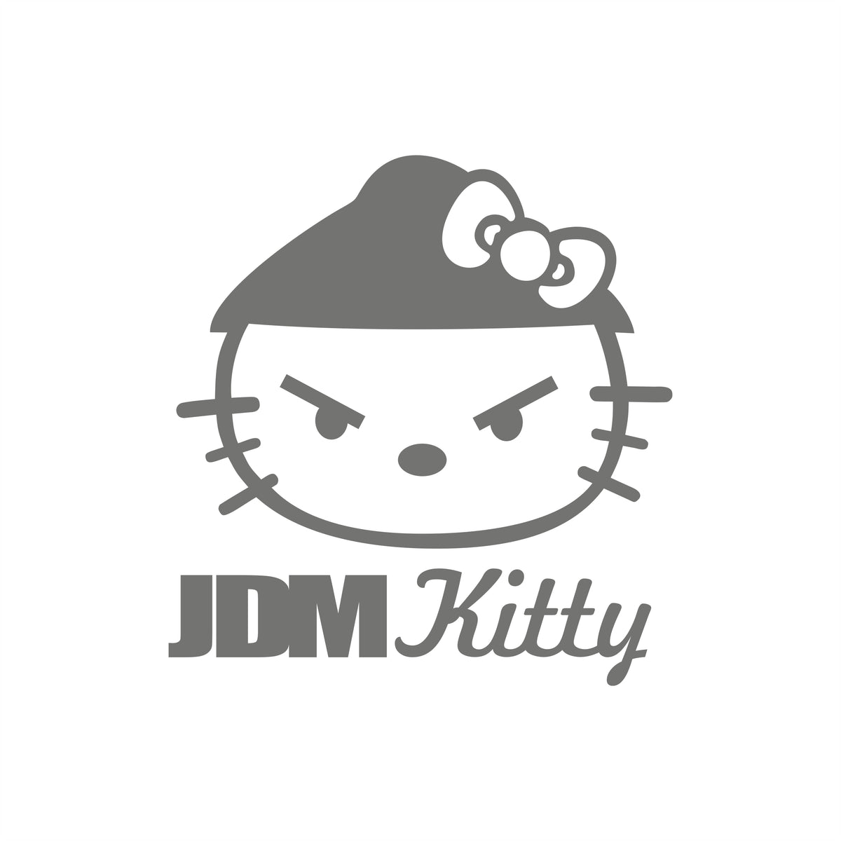 Hello Jdm Kitty 10cm Sticker