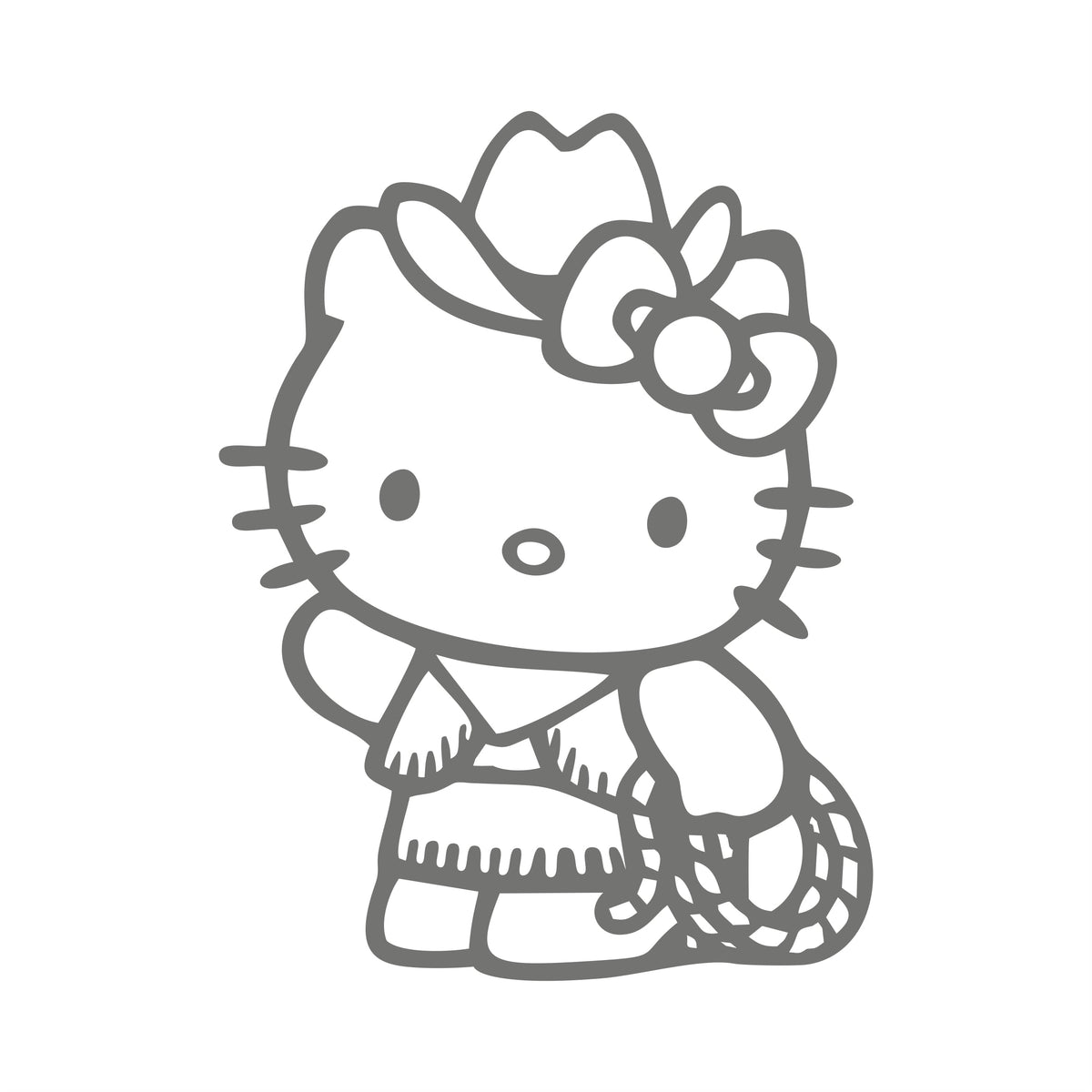 Hello Kitty Cowboy Cowgirl
