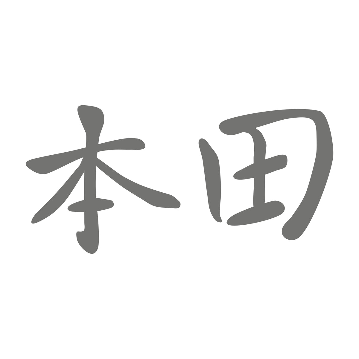 Honda Zeichen Japanisch