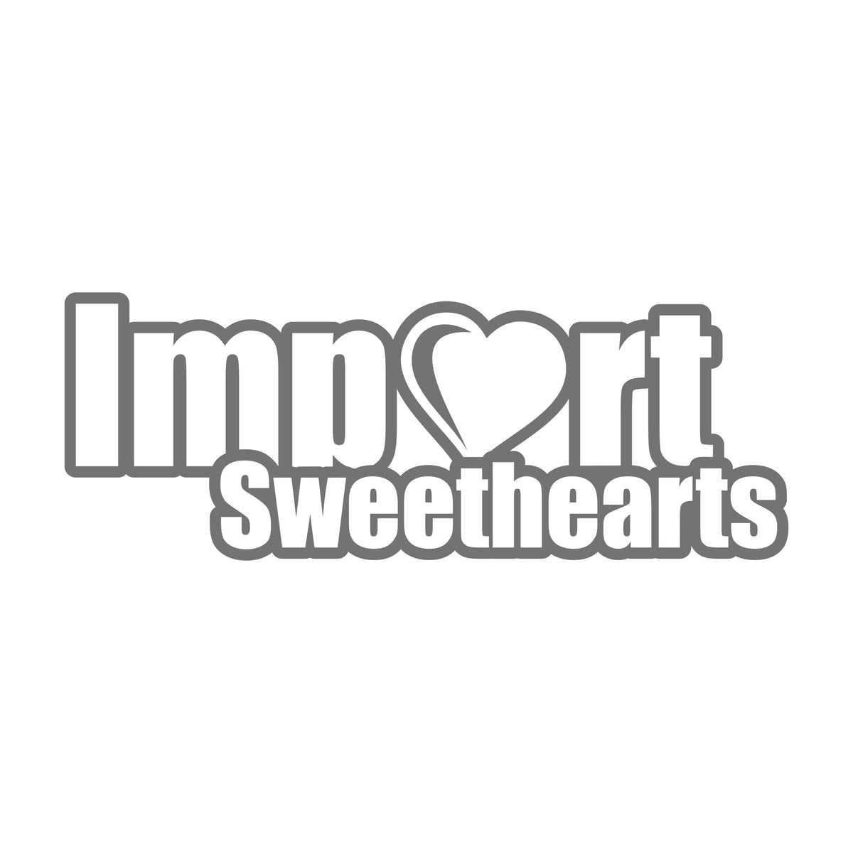 Import Sweethearts 17 cm Sticker