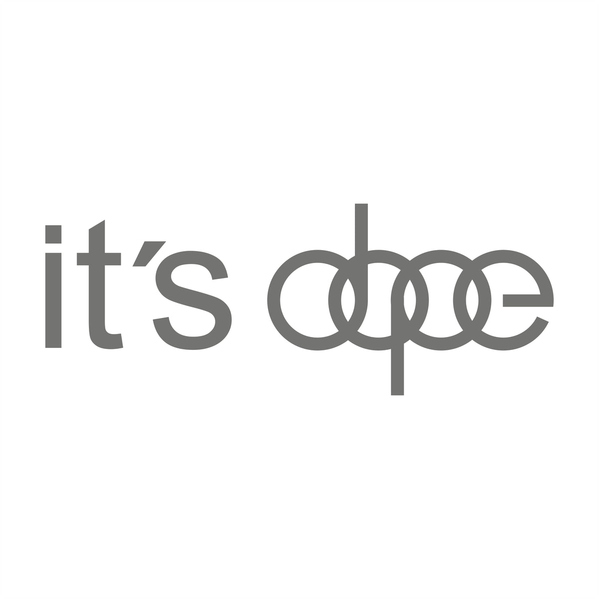 It's Dope – 17 cm Autofolie Sticker