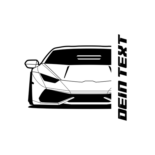 Lamborghini Huracán BJ 2014 – personalisierbares Shirt & Hoodie