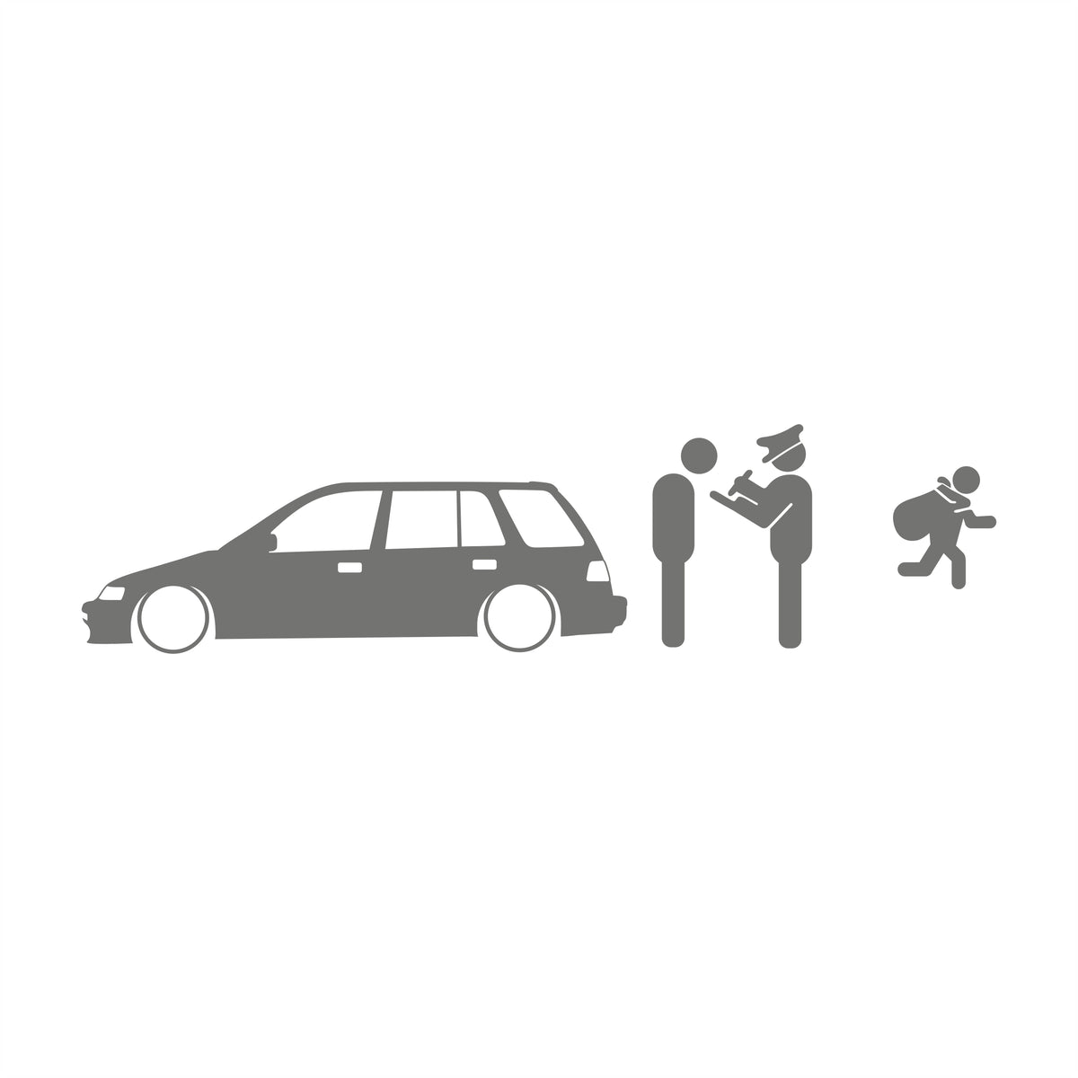 Low Is Not a Crime Honda Civic Shuttle