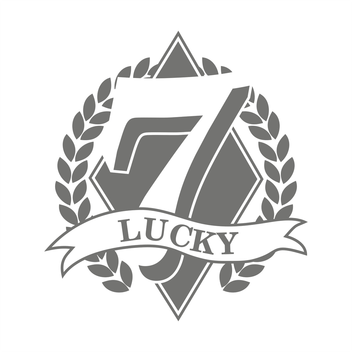 Lucky 7 17 cm Sticker