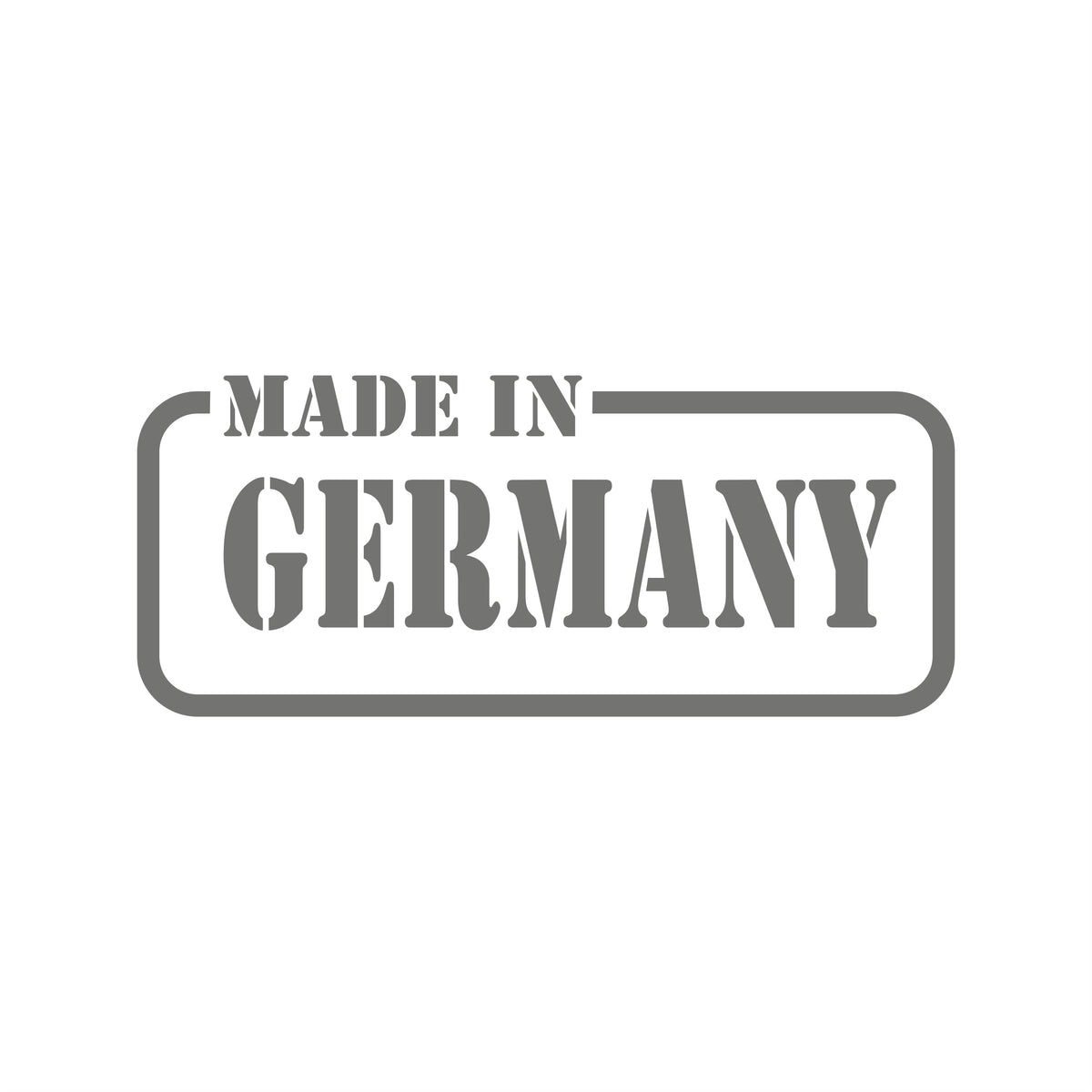 Made in Germany – 12 cm Autofolie Sticker