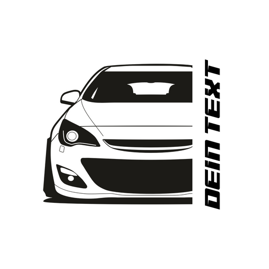 Opel Astra J MY 2009 – customizable Shirts & Hoodies