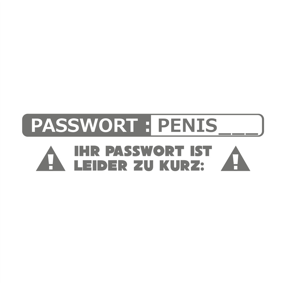Passwort Penis