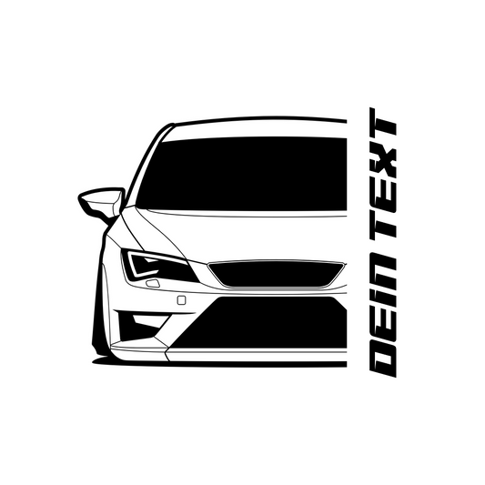 Seat Leon FR 5F VFL BJ 2012 – personalisierbares Shirt & Hoodie