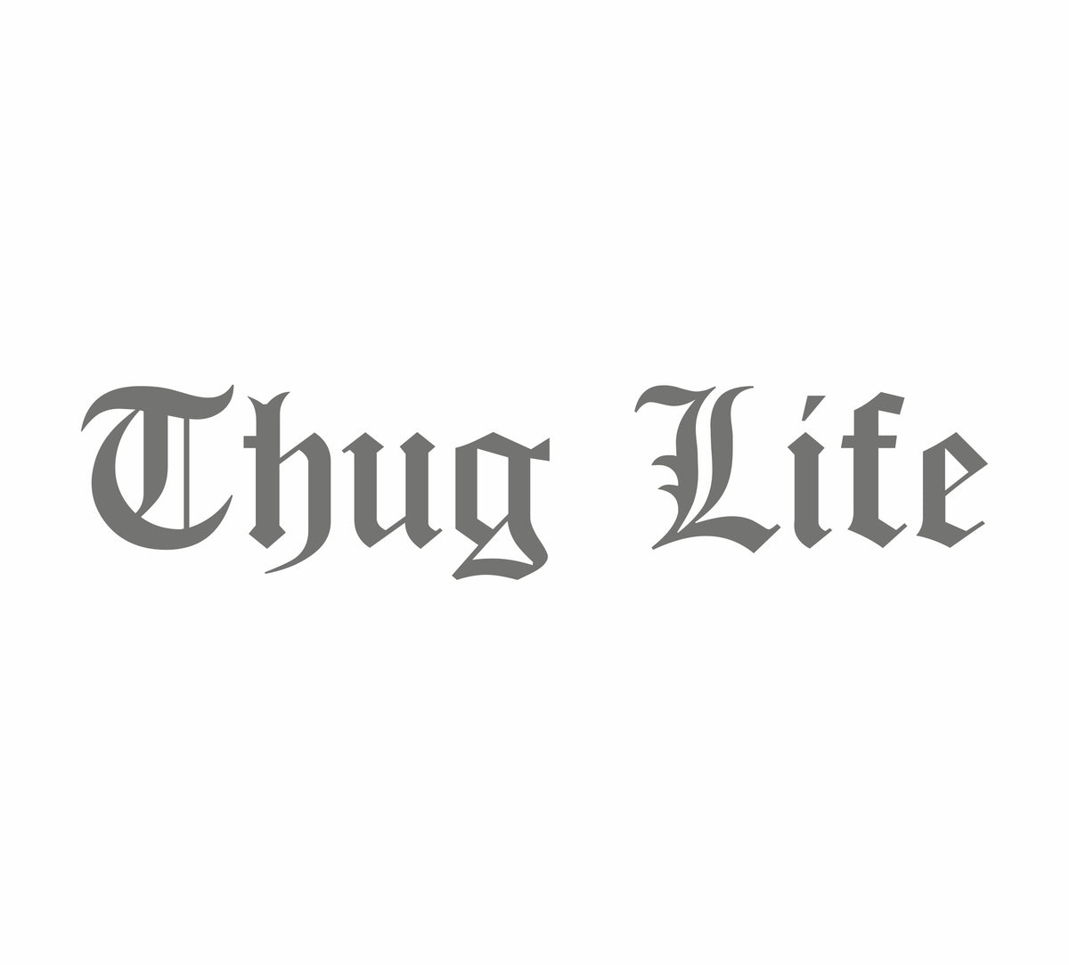 Thug Life 17 cm Sticker