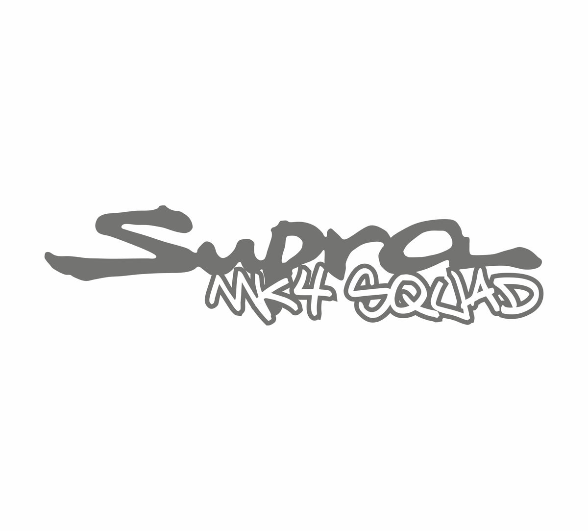 Toyota Supra MK4 Squad Sticker 17 cm