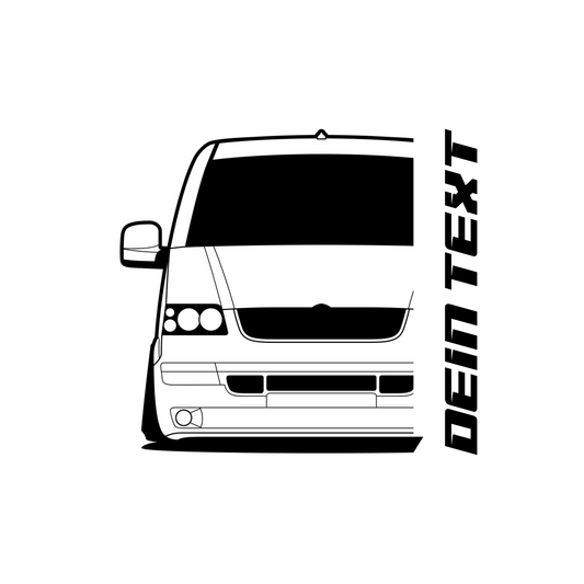 VW Multivan II T5 BJ 2003 – personalisierbares Shirt & Hoodie