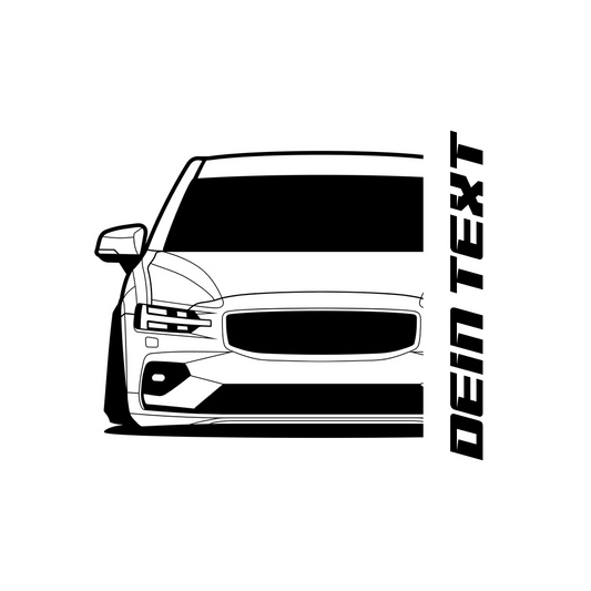 Volvo S60 Limo BJ 2019 – personalisierbares Shirt & Hoodie