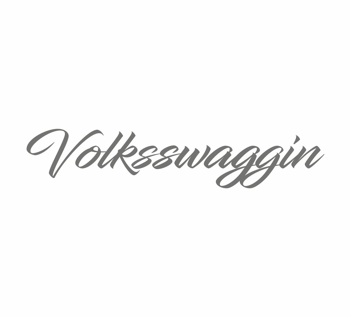 Volkswaggin wss – 17 cm Autofolie Sticker