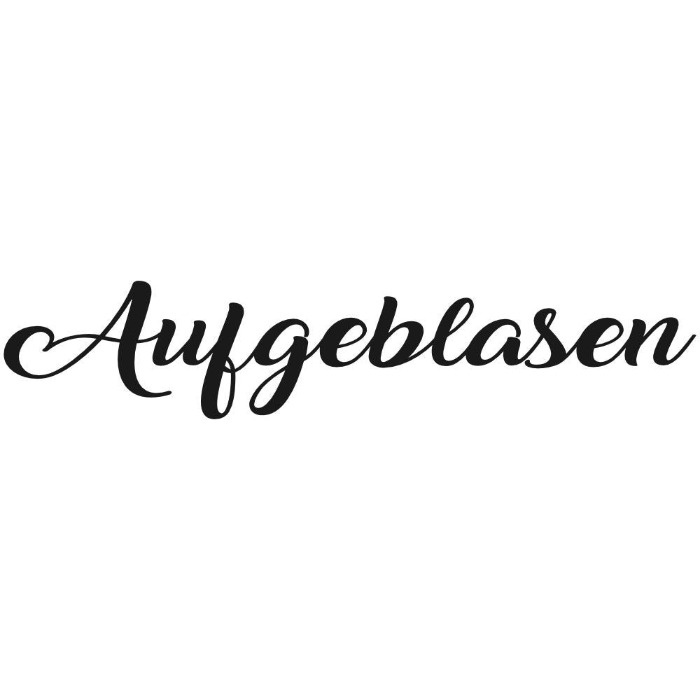 45 cm Sticker Aufgeblasen