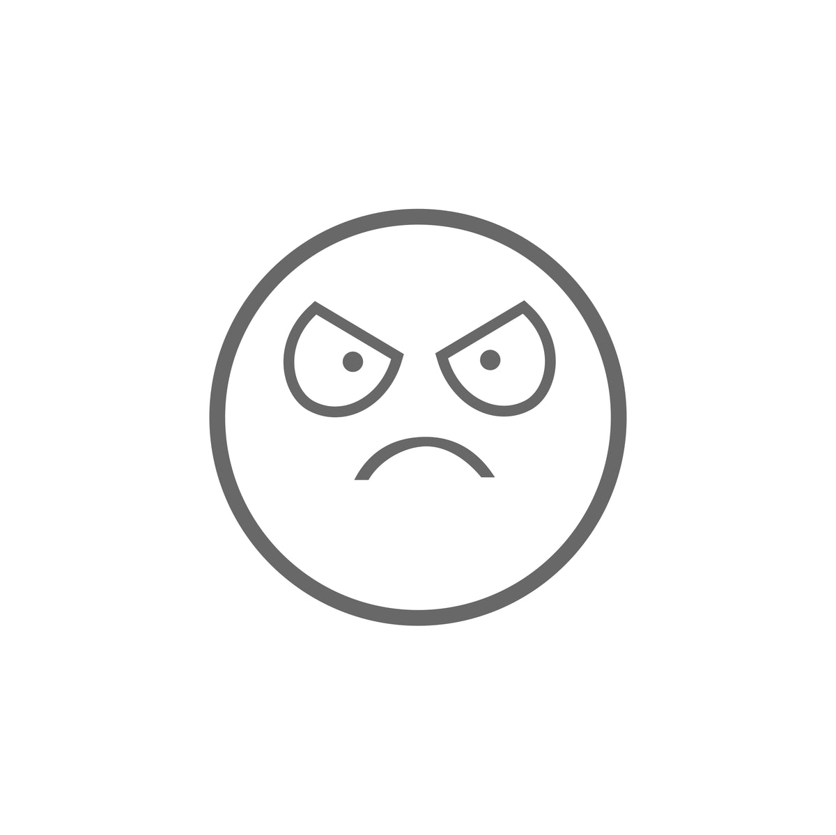 Bad Smiley Sticker
