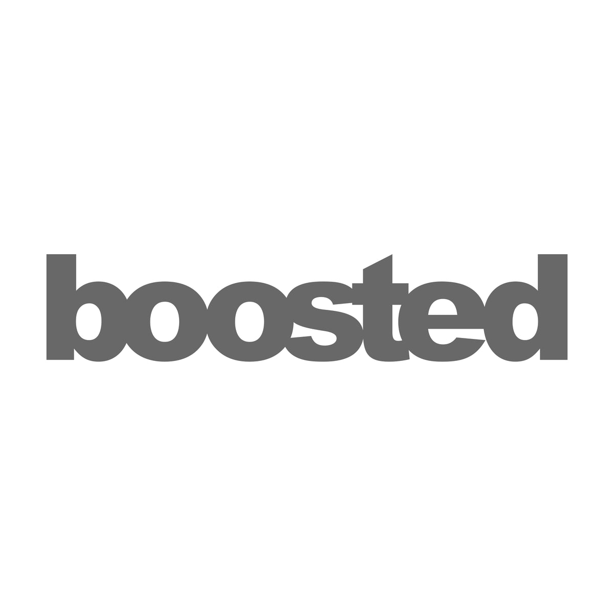 boosted Sticker 17 cm