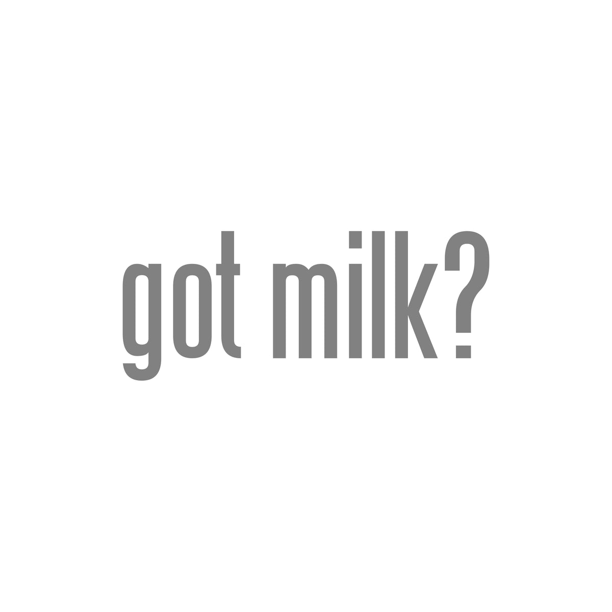 Got Milk – 15cm Autofolie Sticker