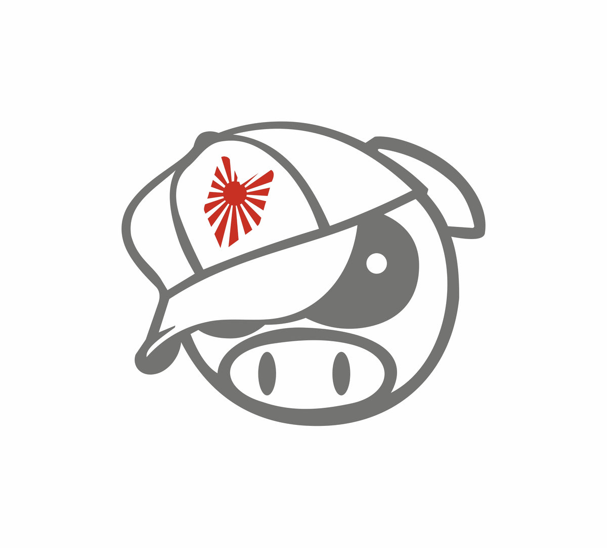 Race Pig Cap Rising Sun