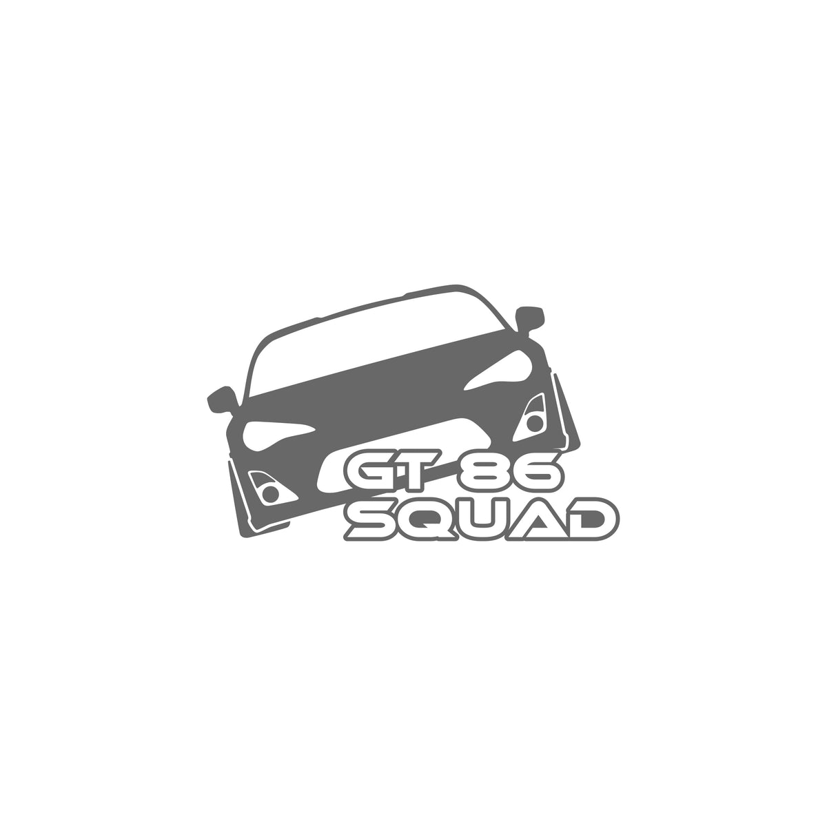 Toyota GT 86 Squad Sticker 12 cm