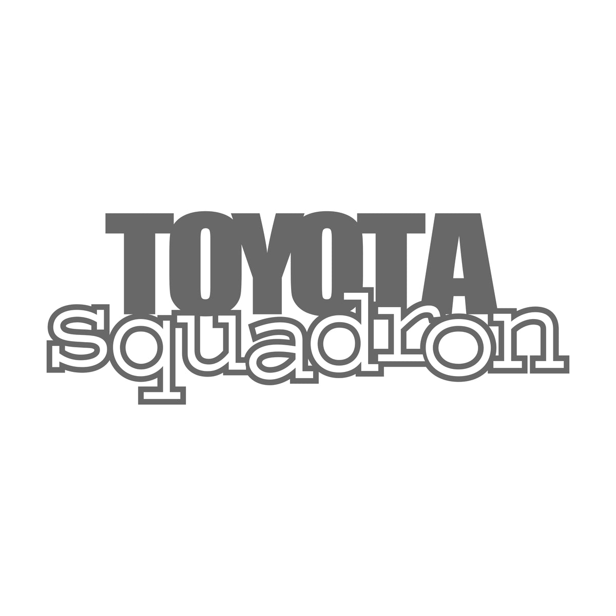 toyota squadron Sticker 17 cm