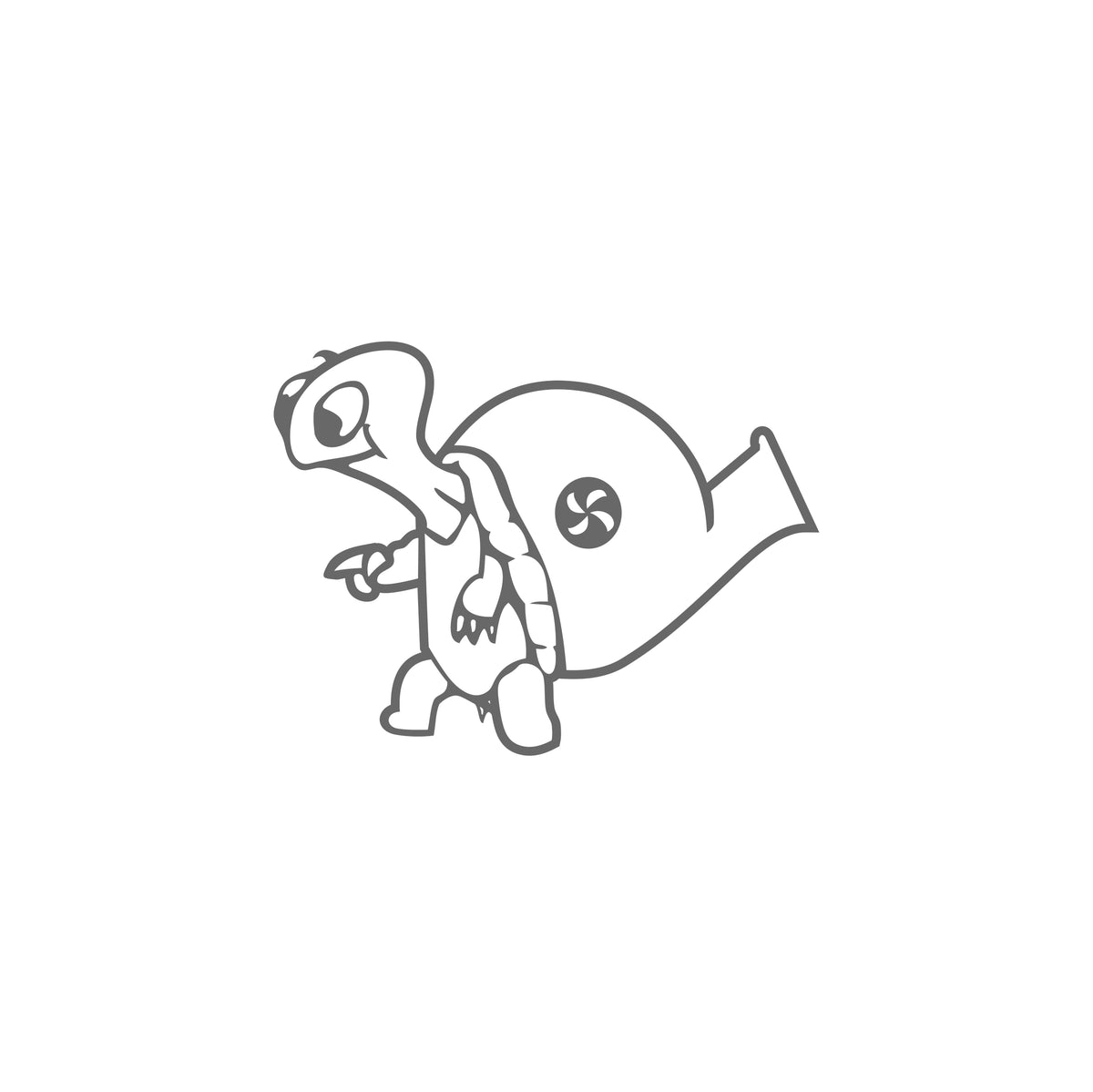 Turbo Schnecke Sticker 10 cm