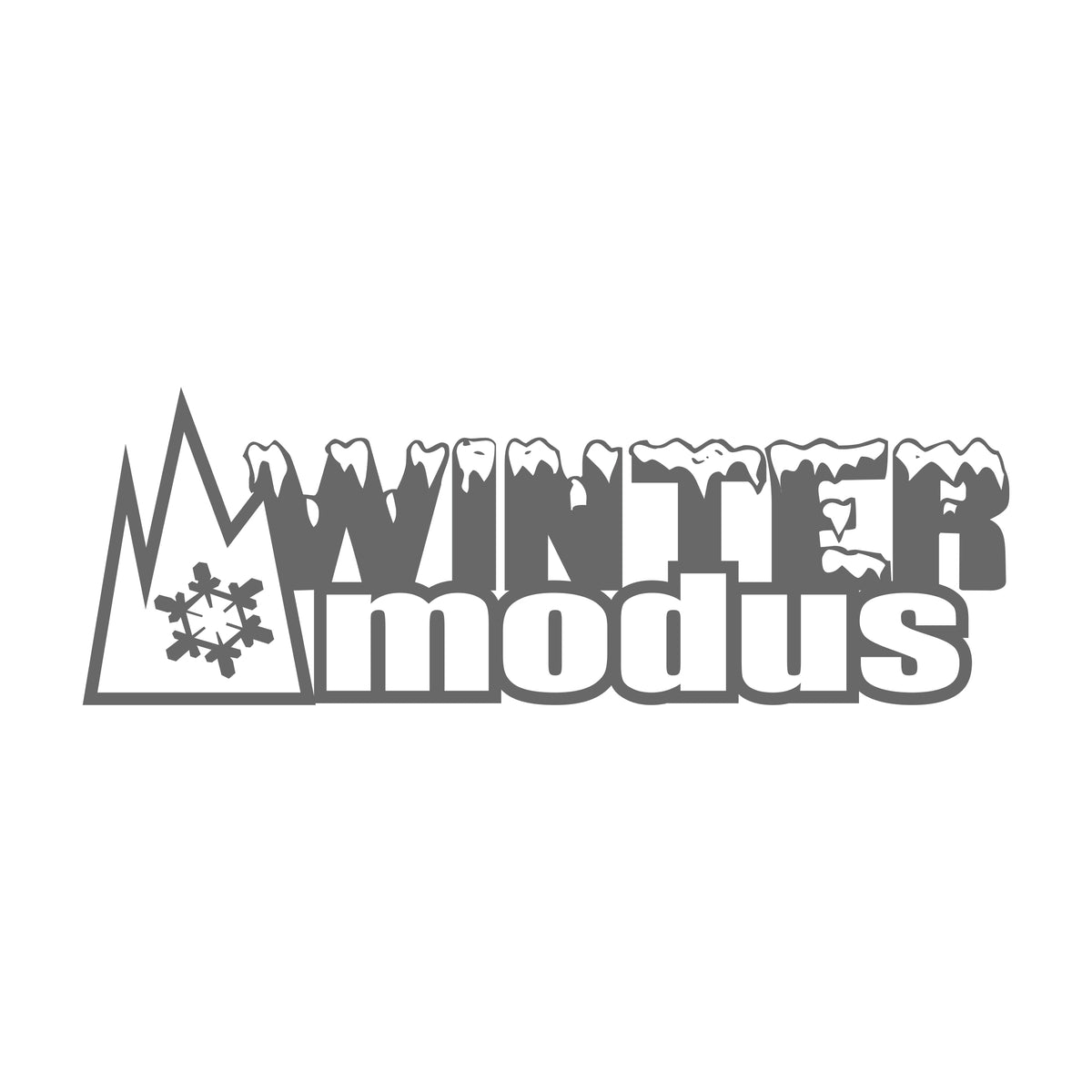 Winter Modus 17 cm Sticker