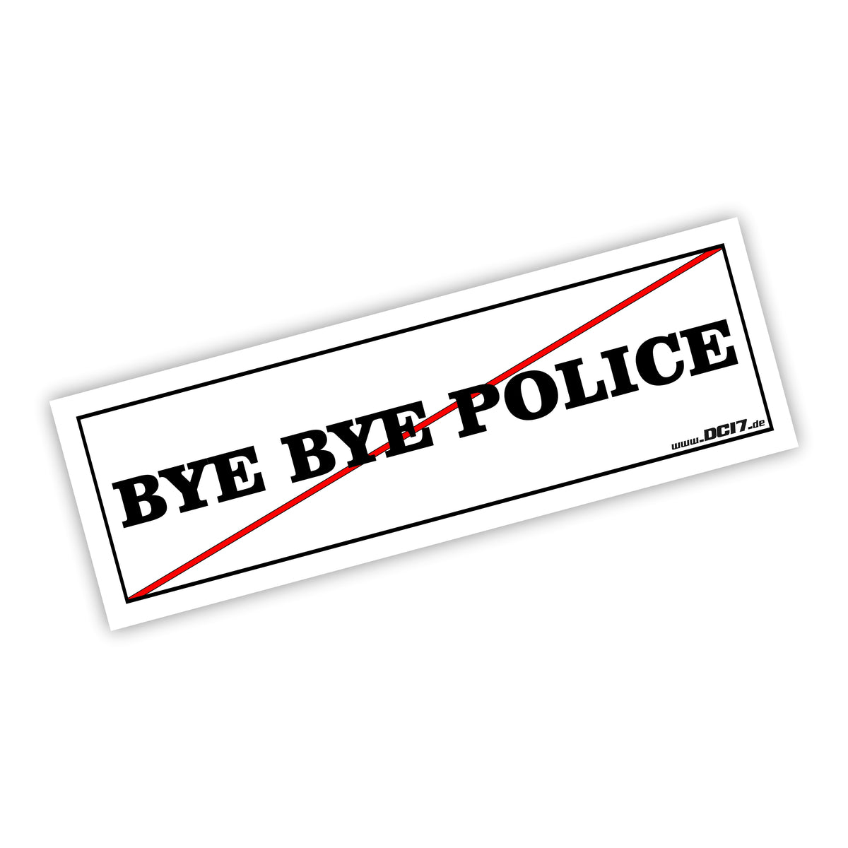 Bye Bye Police Slapsticker