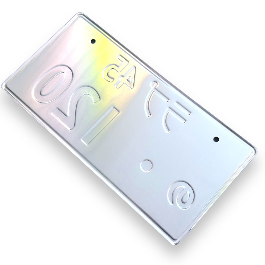 120 Pink JDM License Plate Bild 6