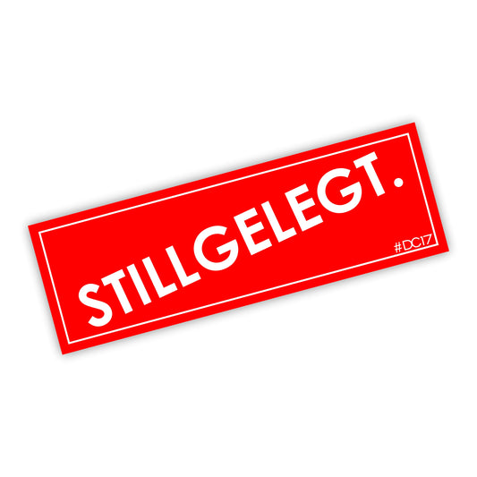 Stillgelegt Red Slapsticker