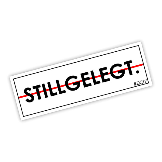 Stillgelegt Slapsticker