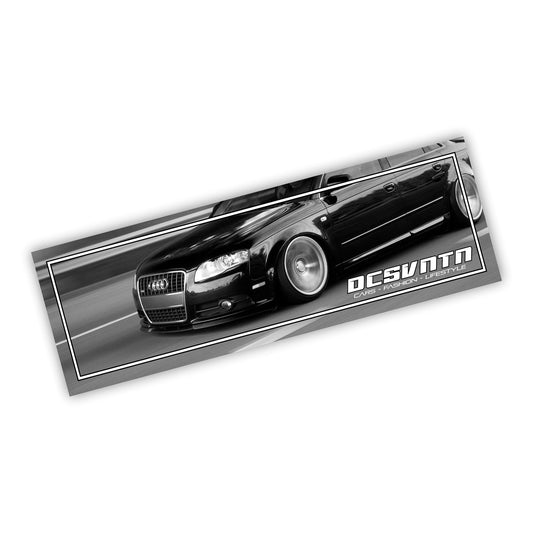 Audi RS4 Schwarz Slapsticker