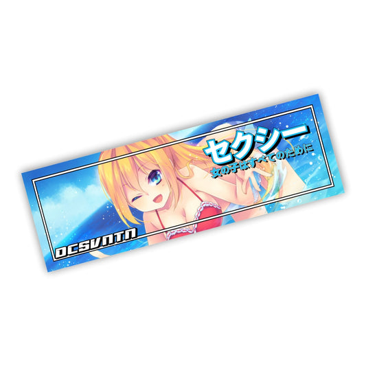 Anime Huebsches Maedchen fuer alles Slapsticker