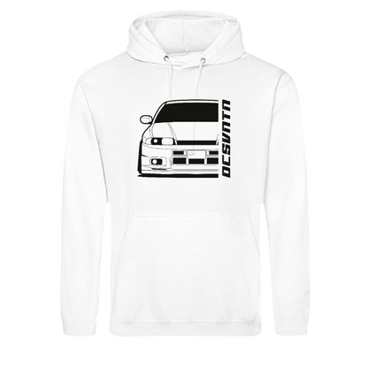 Nissan Skyline R33 GTST BJ 1998 – personalisierbares Shirt & Hoodie