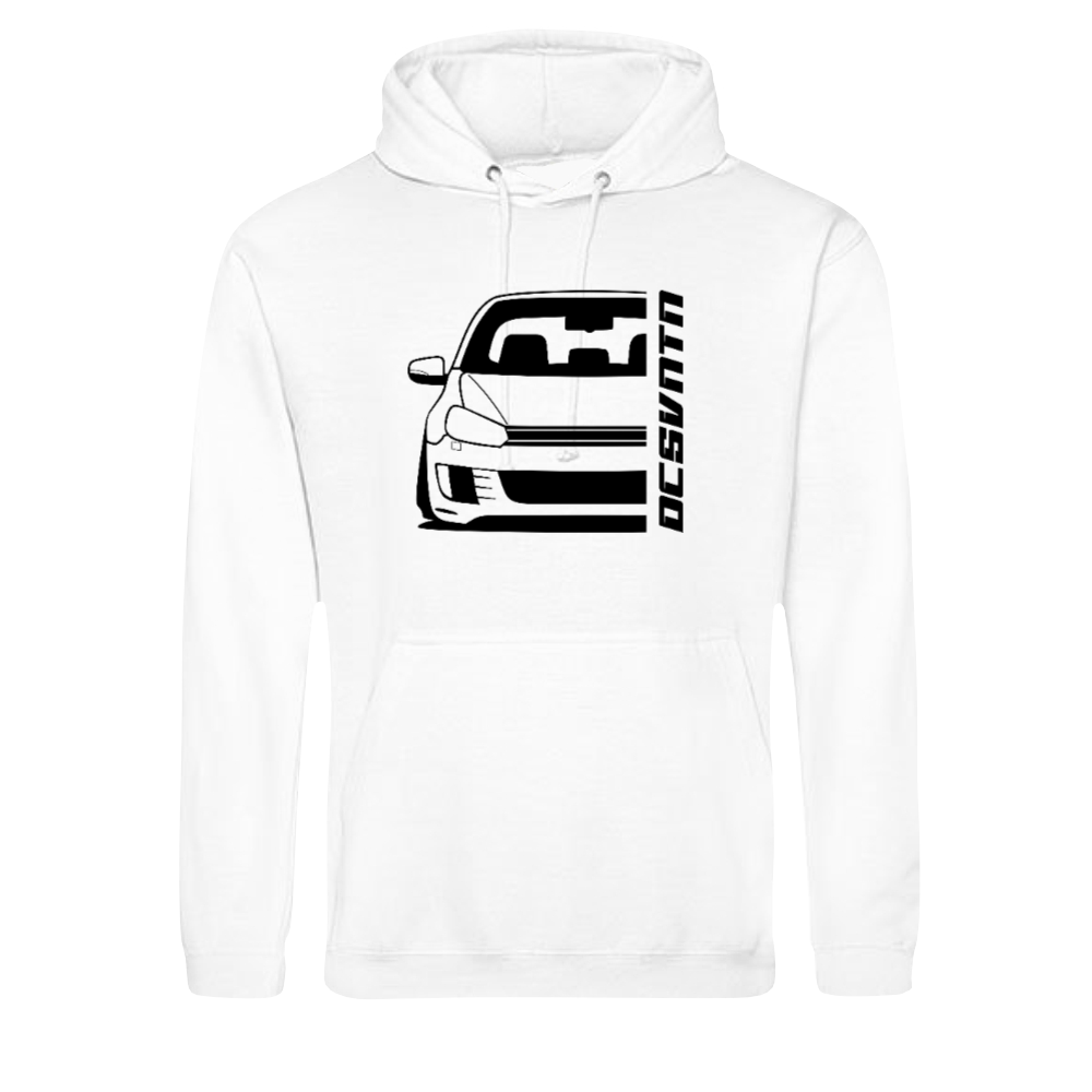 VW Golf MK6 GTD BJ 2008 – personalisierbares Shirt & Hoodie
