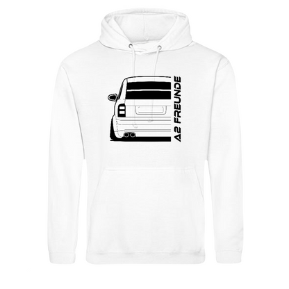 Audi A2 Heck Auspuff BJ 2000 – personalisierbares Shirt & Hoodie