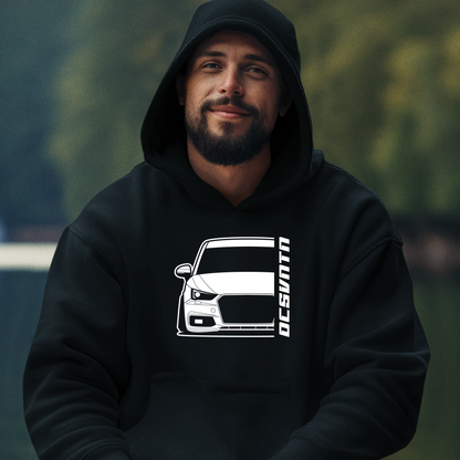 5.	Audi A1 Sportback Hoodie mit Print, Auto Hoodie für Audi Fans Baujahr 2015