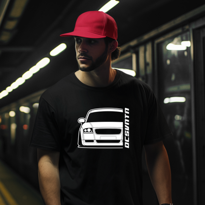 4.	Audi TT 8N T-Shirt mit Print, Car Shirt für Audi Fans Baujahr 1998