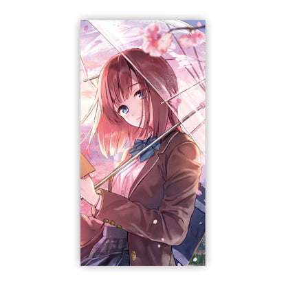 Manga Pink Umbrella B-Säulenskin
