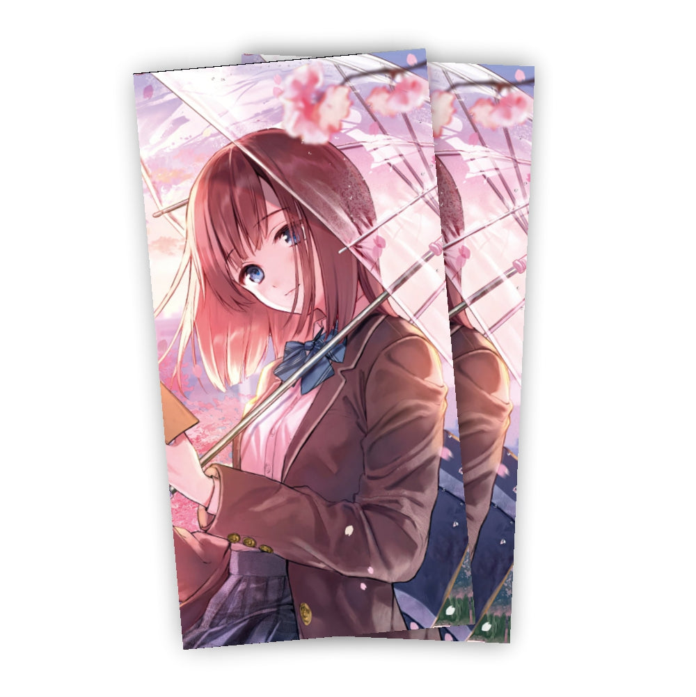 Manga Pink Umbrella B-Säulenskin Ansicht