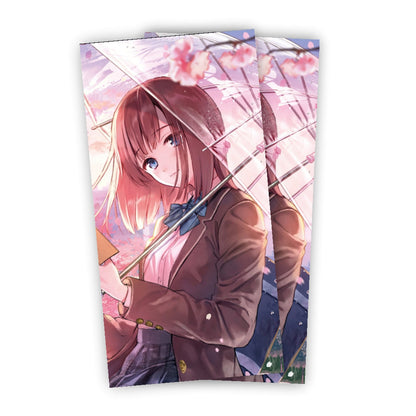 Manga Pink Umbrella B-Säulenskin Ansicht